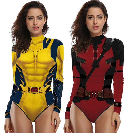 Deadpool VS Wolverine Women Swimsuit