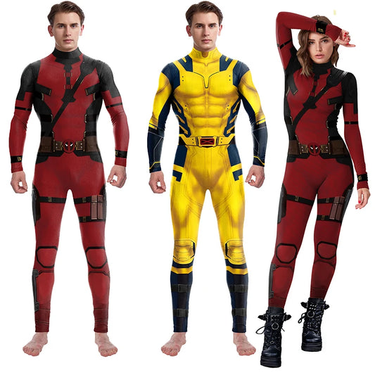 Wolverine VS Deadpool Jumpsuit